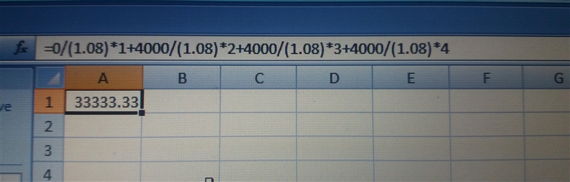 4) What is the present value of $4000 received at the end of the year for the next-example-1