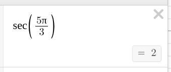 What is sec(5pi/3) ?? Need Help-example-1