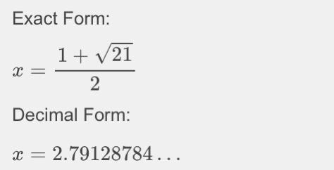 Solve the equation x = √(x * + 1 \:) + 5 ​-example-1