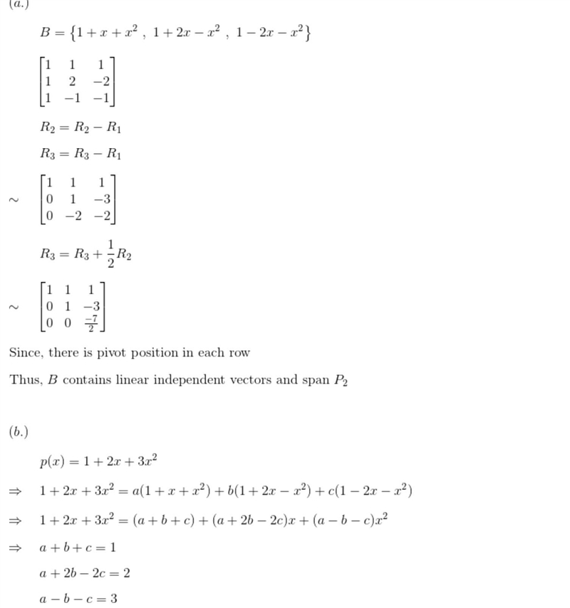 Let P2 denote the vector space of all polynomials with degree less than or equal to-example-1