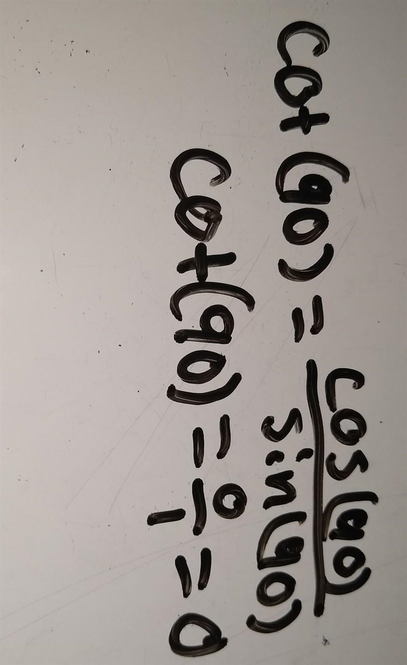 If tan 0= 1.3 what if the value of cot 90-example-1