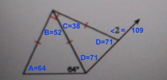 Find the value of x. m<2= x + 119 ​-example-1