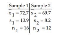 A researcher was interested in comparing the resting pulse rates of people who exercise-example-1