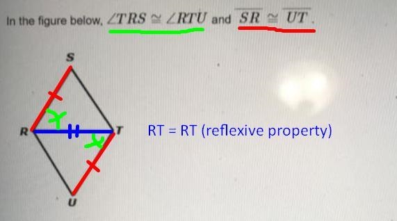 I feel it could be AAS since both angles could be alternate interior but it could-example-1