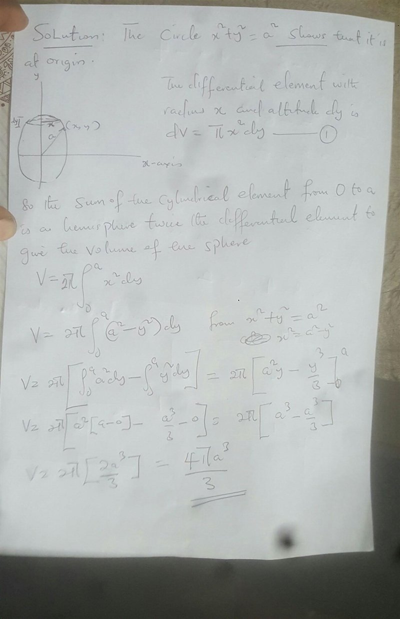 About Integral-Volume of a Sphere. Could you help me,please?-example-1