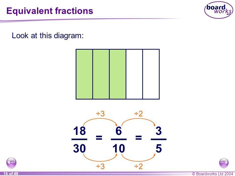 Is 18/30 and 3/5 equivalant-example-1