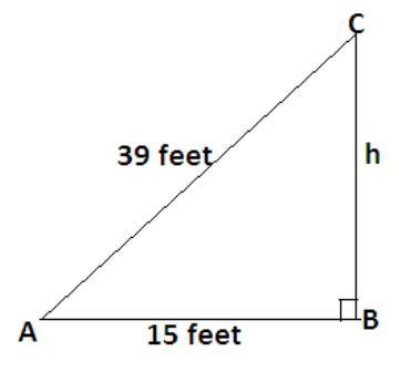 You are sitting on the ground flying a kite. You let out 39 feet of string and the-example-1