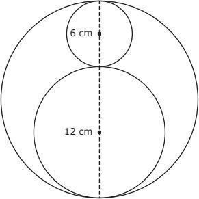 A company’s logo was designed using circles of 3 different sizes . The diameters of-example-1