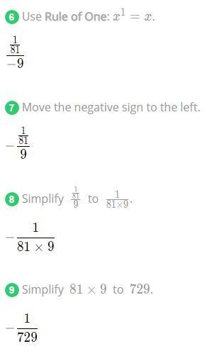 (-9)^-2 * (-9)^0 ÷ (-9)^1-example-2