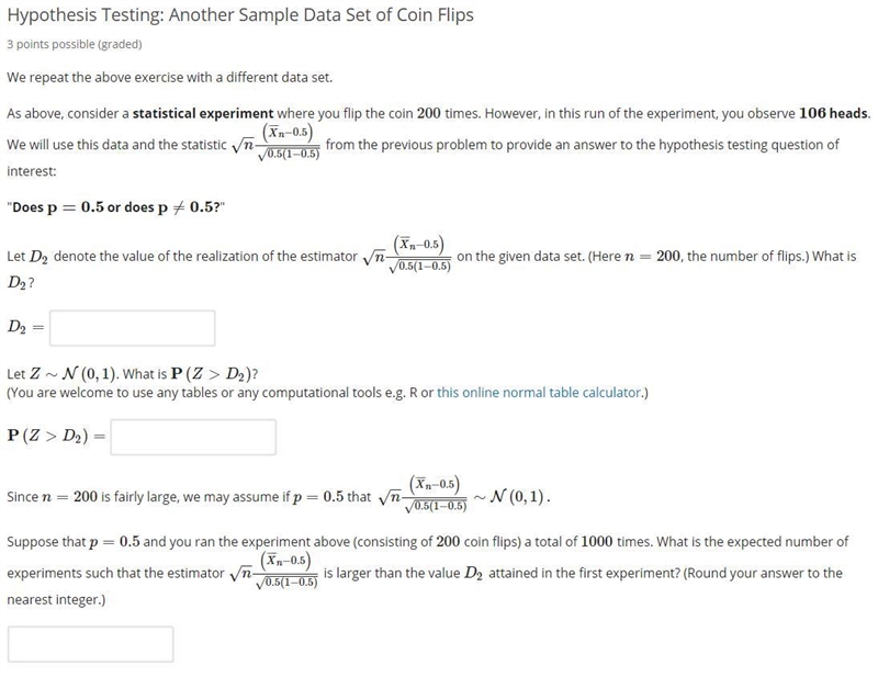 g Suppose that p=0.5 and you ran the experiment above (consisting of 200 coin flips-example-1