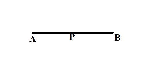 If line AB contains point P, then points A, B, and P are-example-1