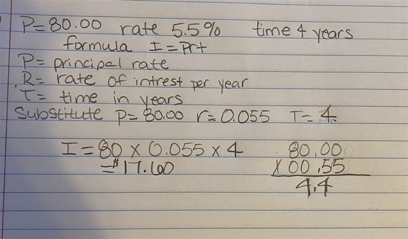 I NEED HELP ASAP: Bonnie deposits $80.00 into a new savings account. - The account-example-1