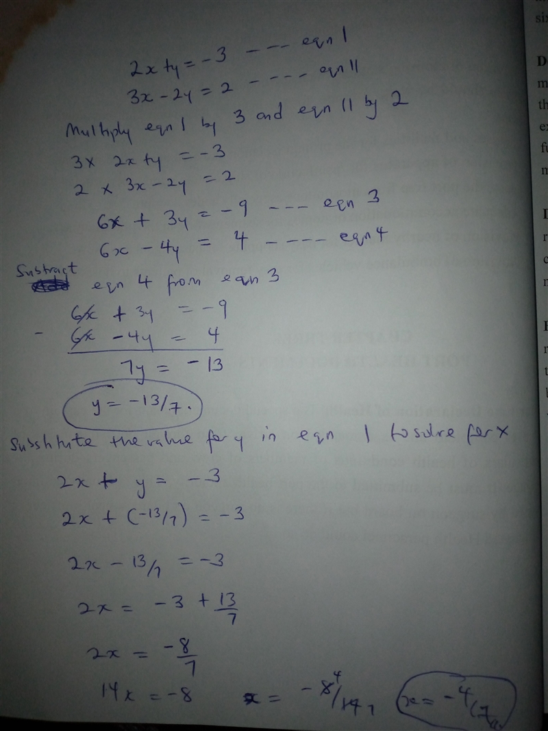 Destiny is asked to solve the system below by elimination. Arrange the following steps-example-1