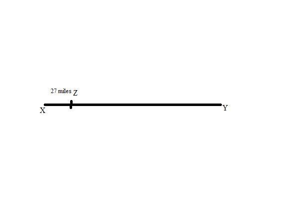 You travel from City X to City Y. You know that the round-trip distance is 647 miles-example-1