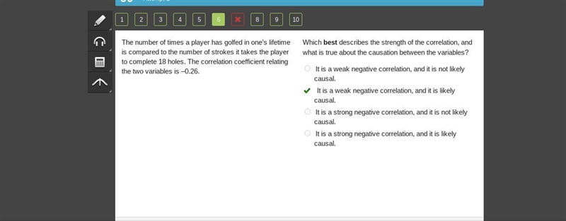 The number of times a player has golfed in one's lifetime is compared to the number-example-1