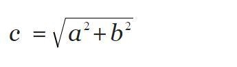 What are the formulas for right triangles​-example-1