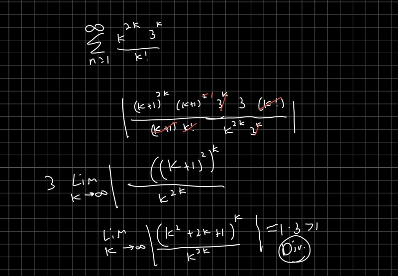 Find if the series converges conditionally, converges absolutely, or diverges ∑k=1 ∞ (k-example-1