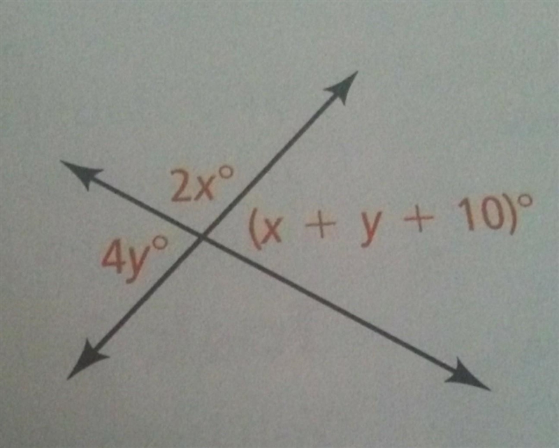 Find the value of each variable and the measure of each angle​-example-1