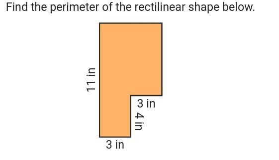 Find the perimeter of the rectilinear below.-example-1