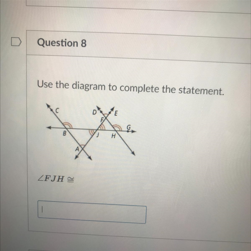 Use the diagram to complete the statement.-example-1