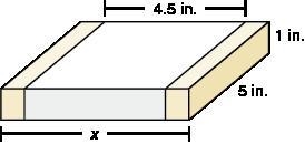 The box is laid on its side and the white label covers 75% of the lateral surface-example-1