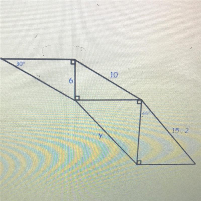 Find the value of y Im so lost can someone help and explain-example-1