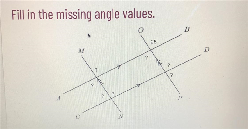 What are the missing angle values?-example-1