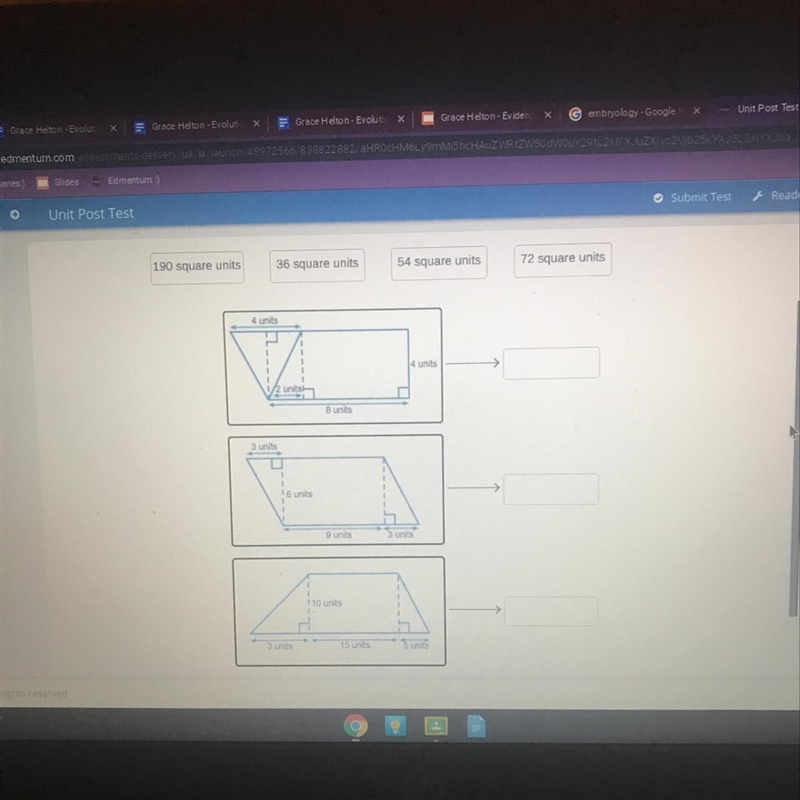 Find the area of the figures-example-1