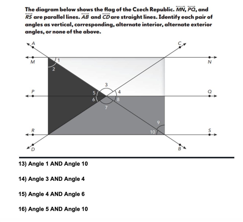 PLEASEE GUYSSS I REALLY NEED HELP ON THISS FASTT!!! ANSWER OPTIONS for 13 to 16 alternate-example-1