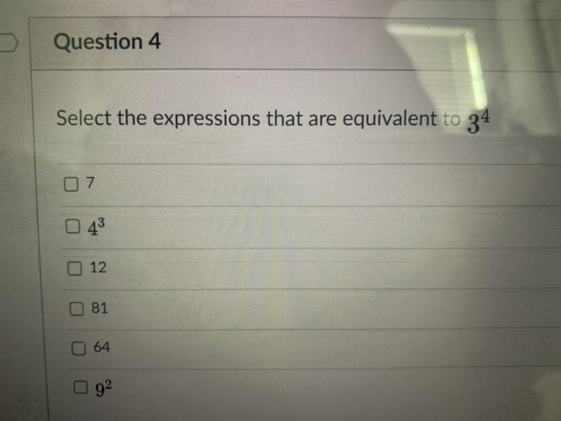 Select the expressions that are equivalent to 34-example-1