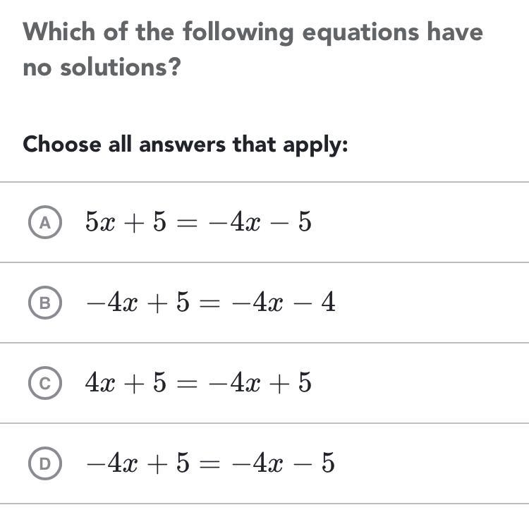 Which one of them has no solution-example-1