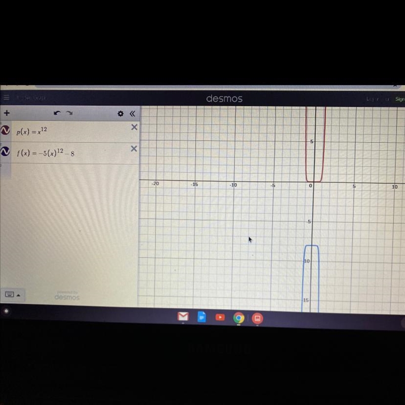 How many units left/right did this function shift?-example-1