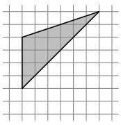 Find the area of the shaded triangle below.-example-1