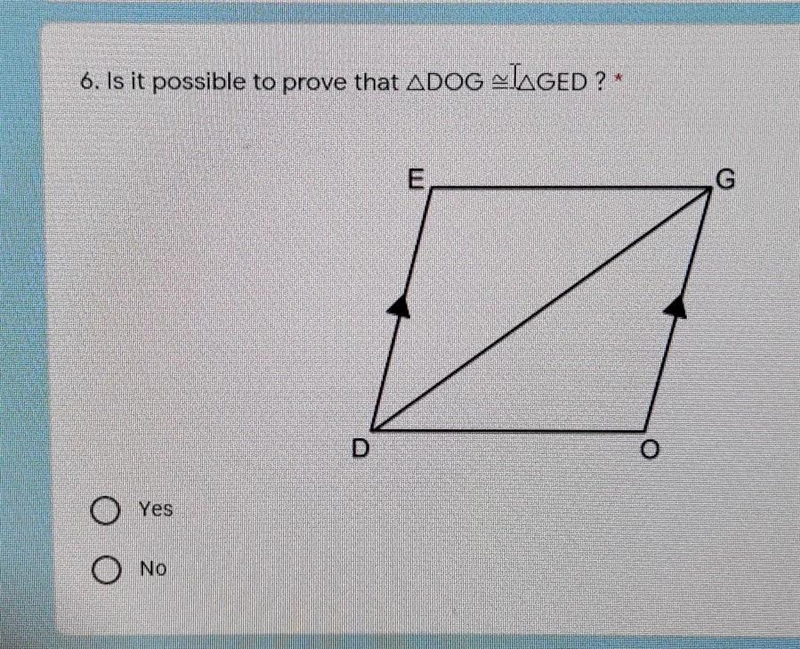 Dog is congruent to GED?​-example-1