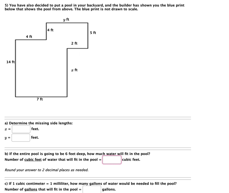 I really need help with finding the missing lengths of x and y.-example-1