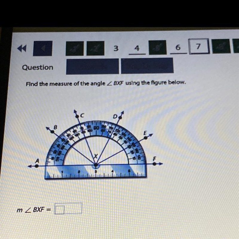 NED THIS AND HOW U GOT THE ANSWER find the measure of the angle greater than BFX using-example-1