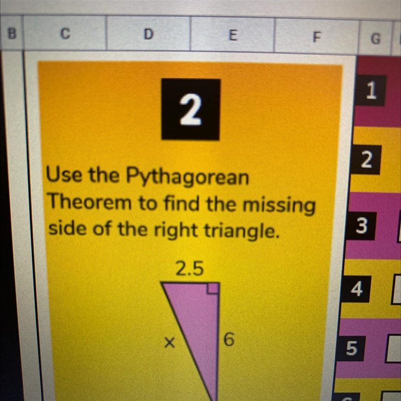 Please answer! This is due very soon. Anything helps! Use the Pythagorean Theorem-example-1