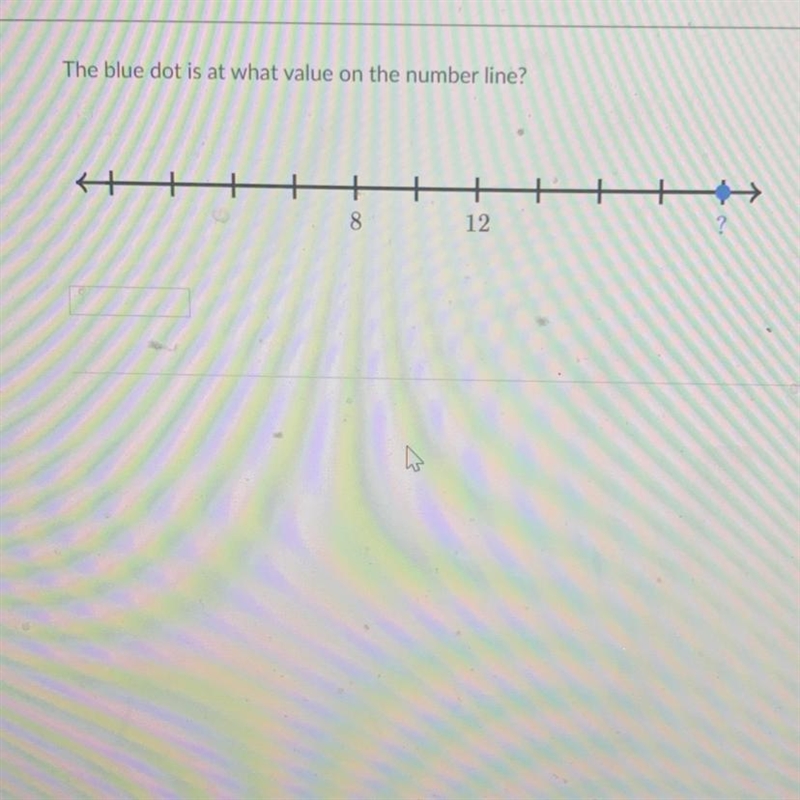 Help the blue dot is at what value on the number line-example-1