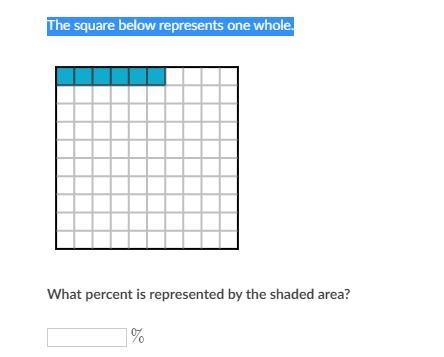 The square below represents one whole.-example-1