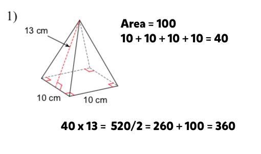 "Find the surface area of the following shapes. Round to the nearest tenth if-example-1