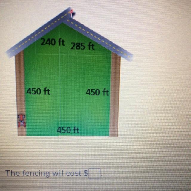 A farmer wants to fence a section of land for a horse pasture. Fencing cost $27 per-example-1