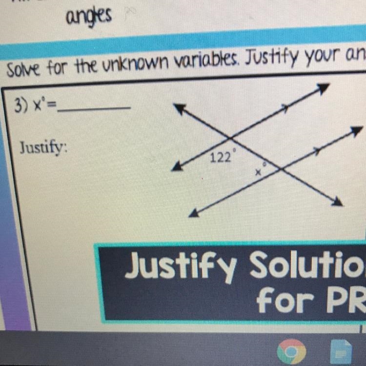 HELP ASAP 3) x'= Justify: 122 X-example-1