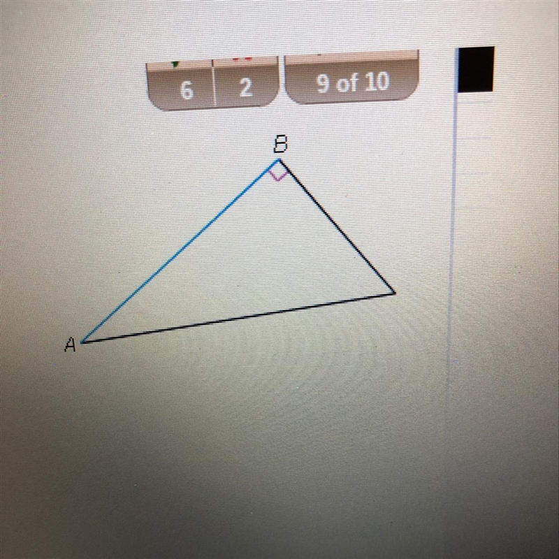 What is AB in the figure? A an altitude B a perpendicular bisector C an angle bisector-example-1