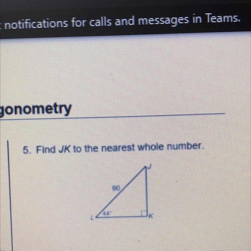 5. Find JK to the nearest whole number. A-example-1