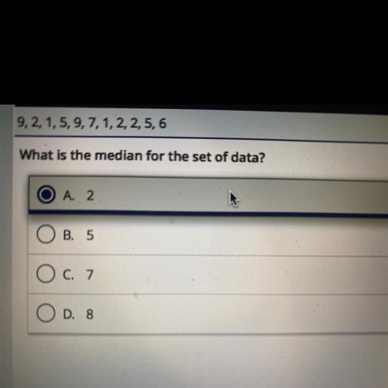 Can you help me find the median-example-1