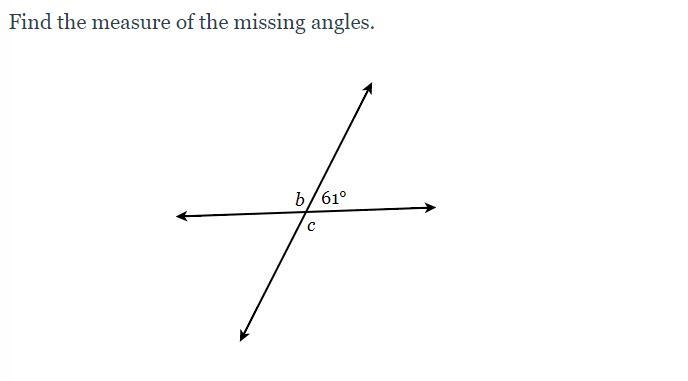 Find the measure of the missing angels.-example-1