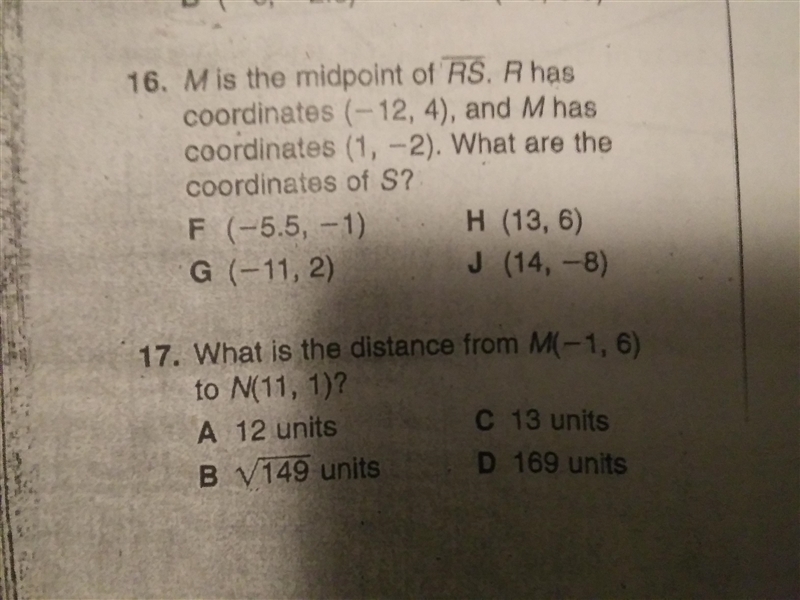 #16 What are the coordinates of S?-example-1