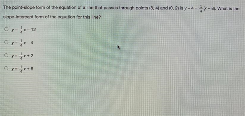 What is the slope intercept form.-example-1