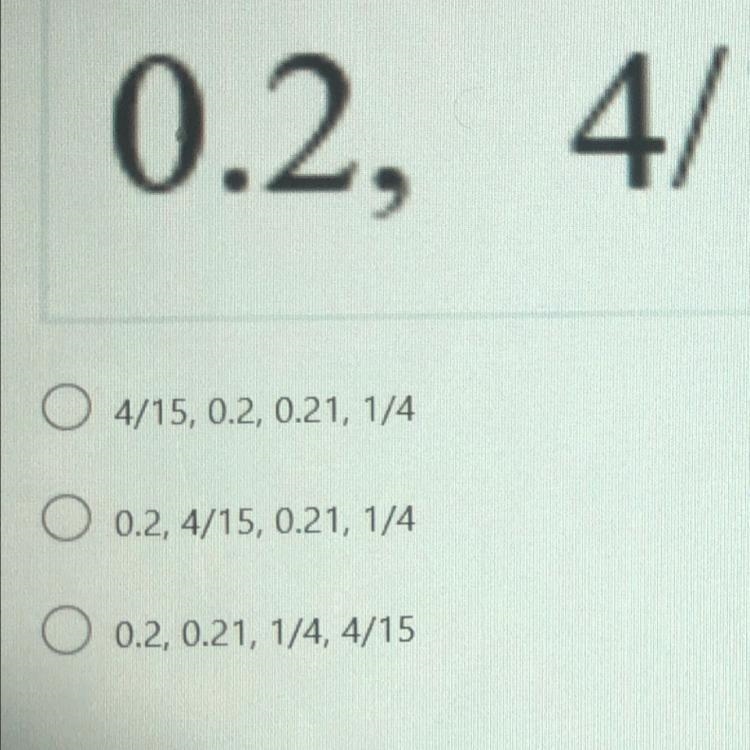 Write the number to least to greatest-example-1