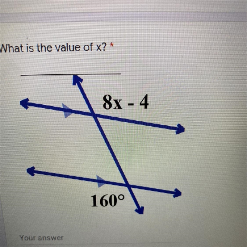 8x - 4 160° Help me please seems like no one is answering me lol-example-1